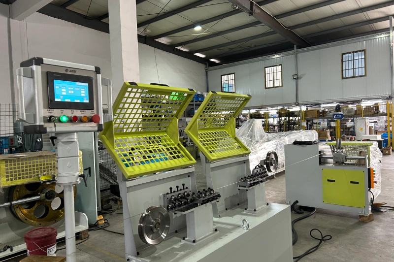 Inline Messsystem für Qualitätskontrolle in Drahtproduktionslinien