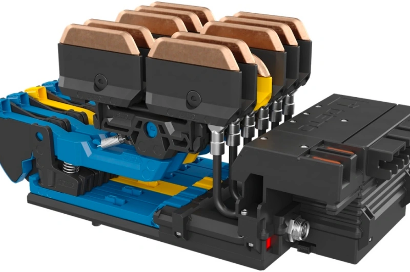 Energieübertragungssystem mit Flachkupferdraht Leiter für Elektromotor
